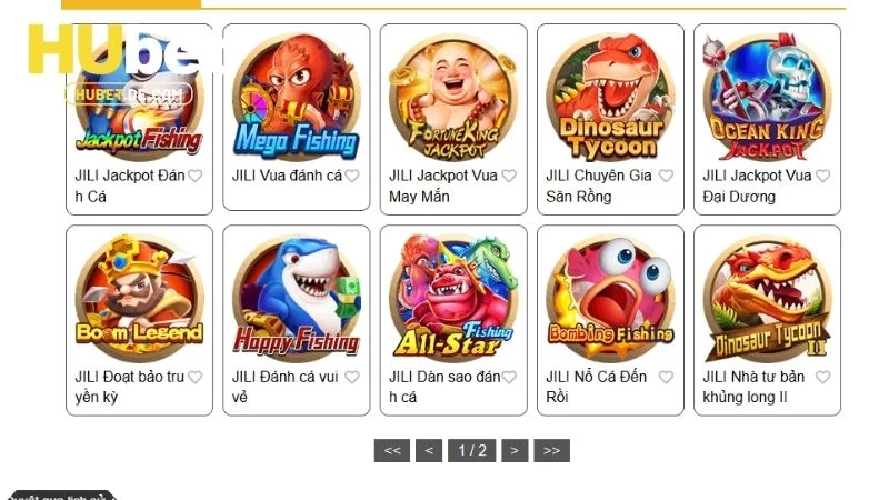 Các siêu phẩm bắn cá HUBET nhất định phải thử